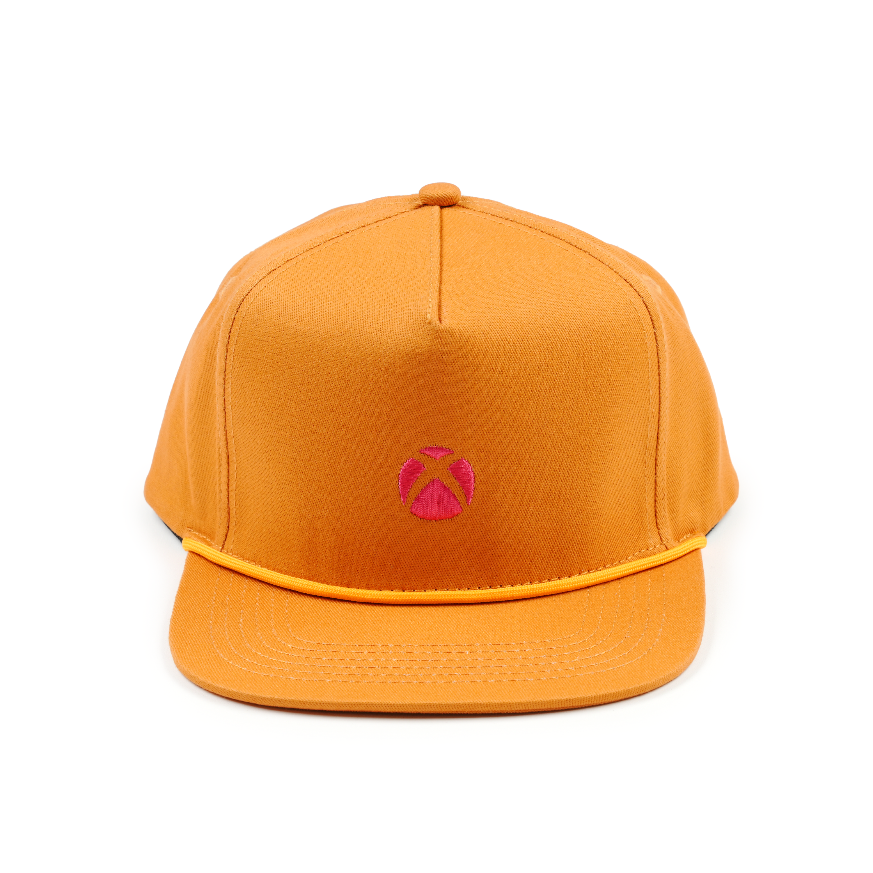 Rope Hat - White (Orange Logo)