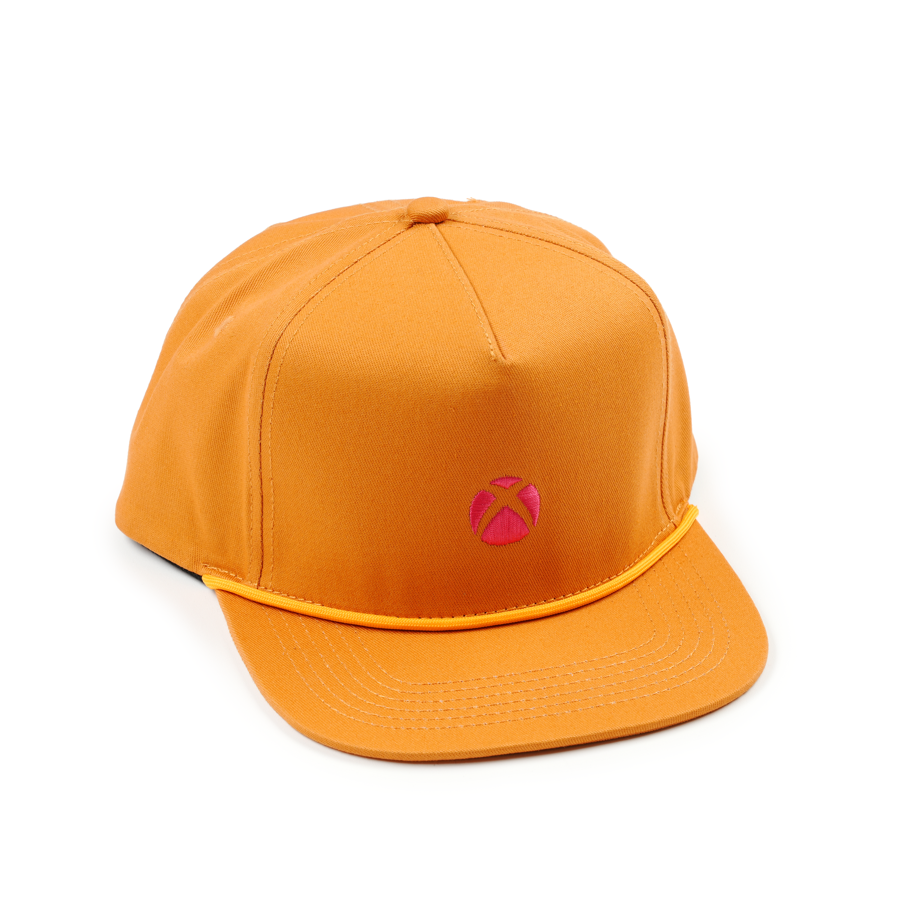 Rope Hat - White (Orange Logo)