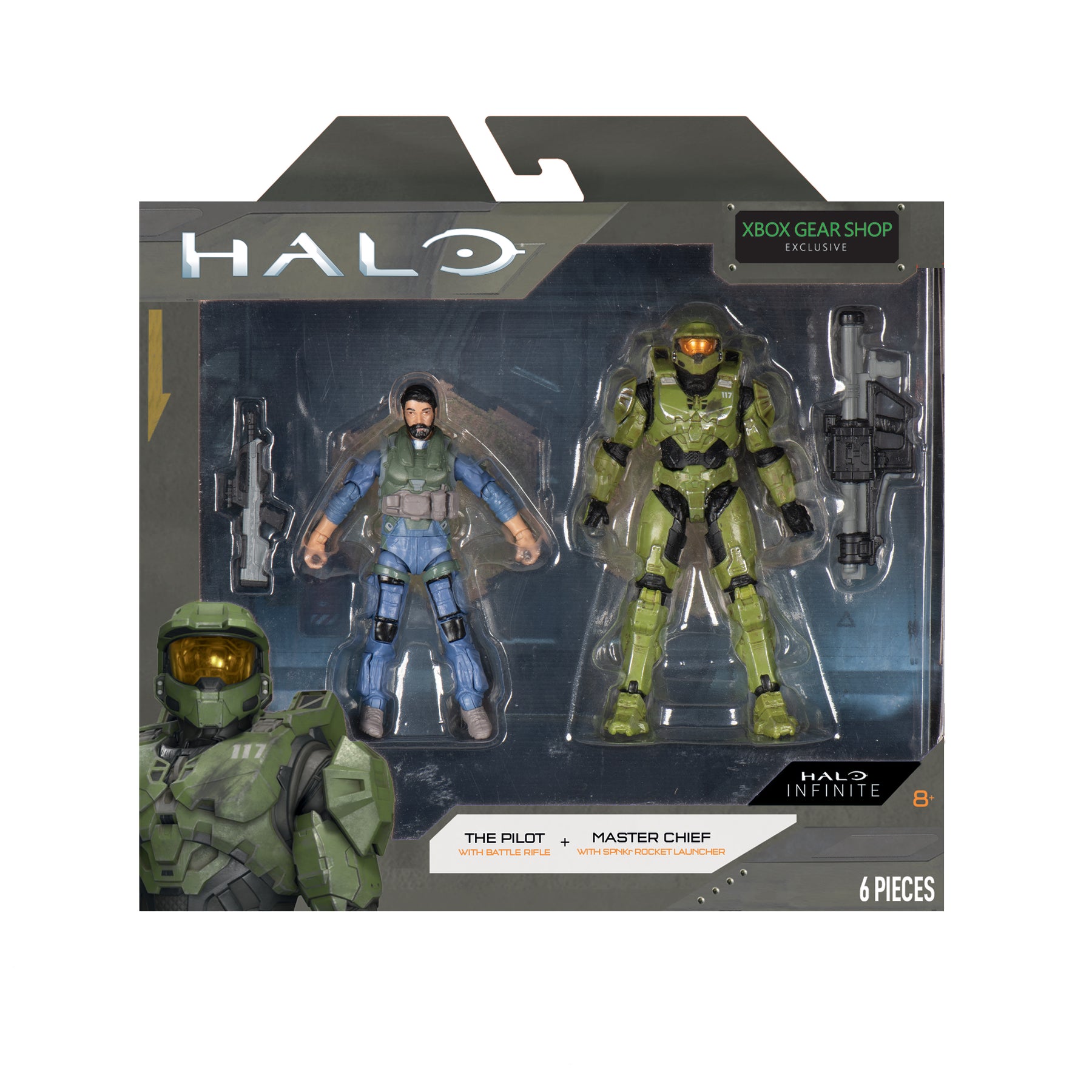 Halo Infinite The Pilot and Master Chief Action Figure 2-Pack - Xbox G –  Xbox Gear Shop