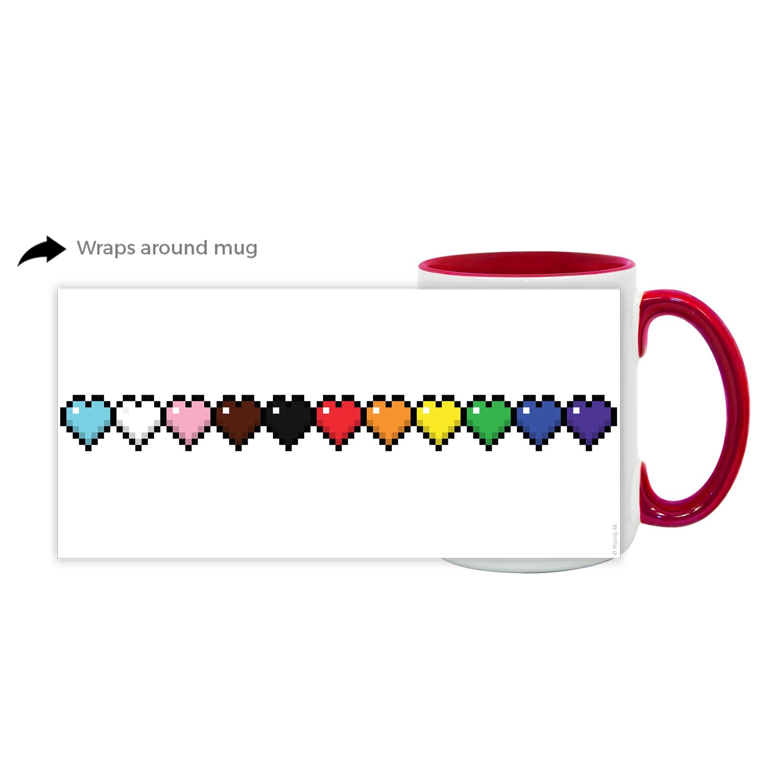 Minecraft Rainbow Life Bar Two-Tone Mug – Xbox Gear Shop