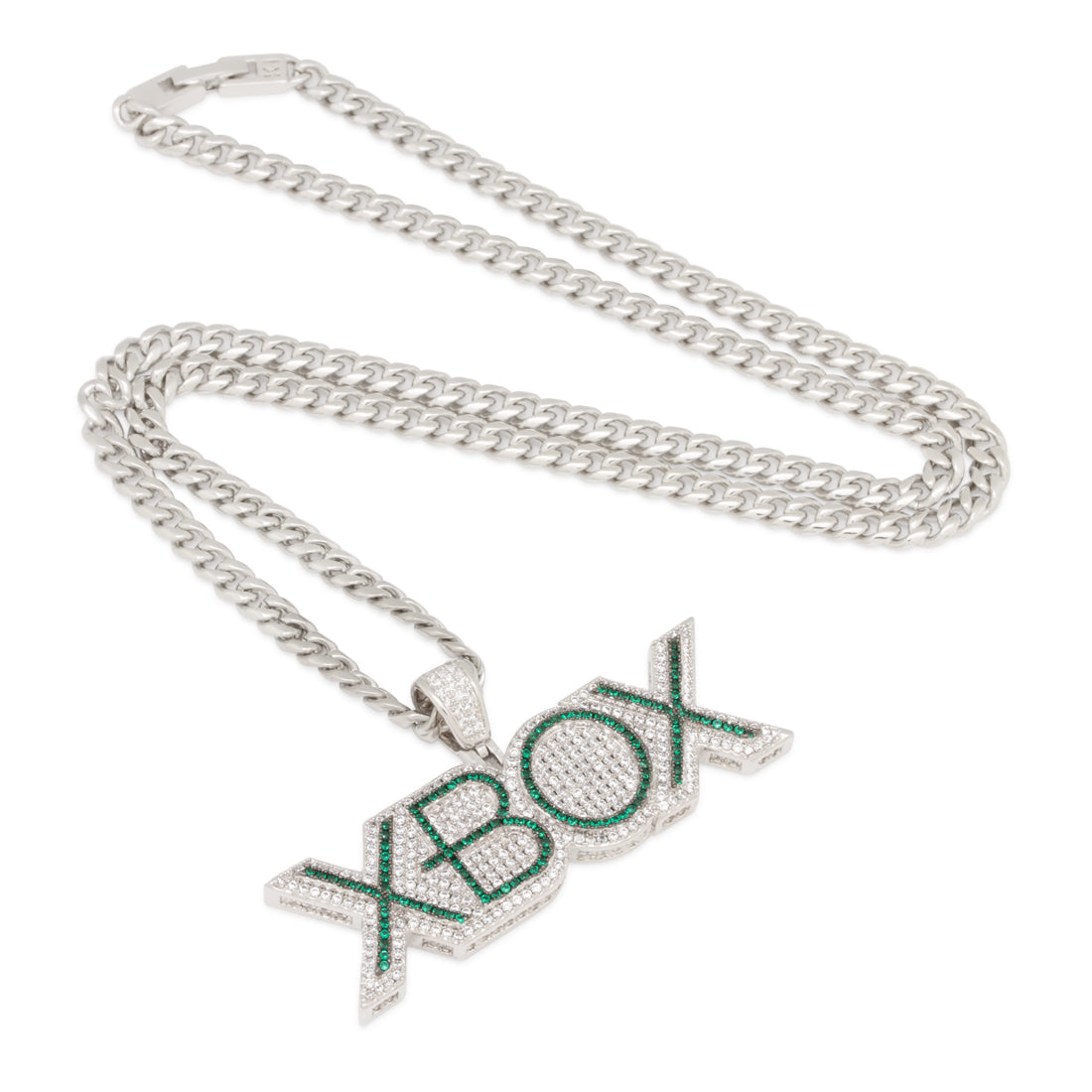 Xbox x King Ice - Emerald Xbox Logo Necklace – Xbox Gear Shop