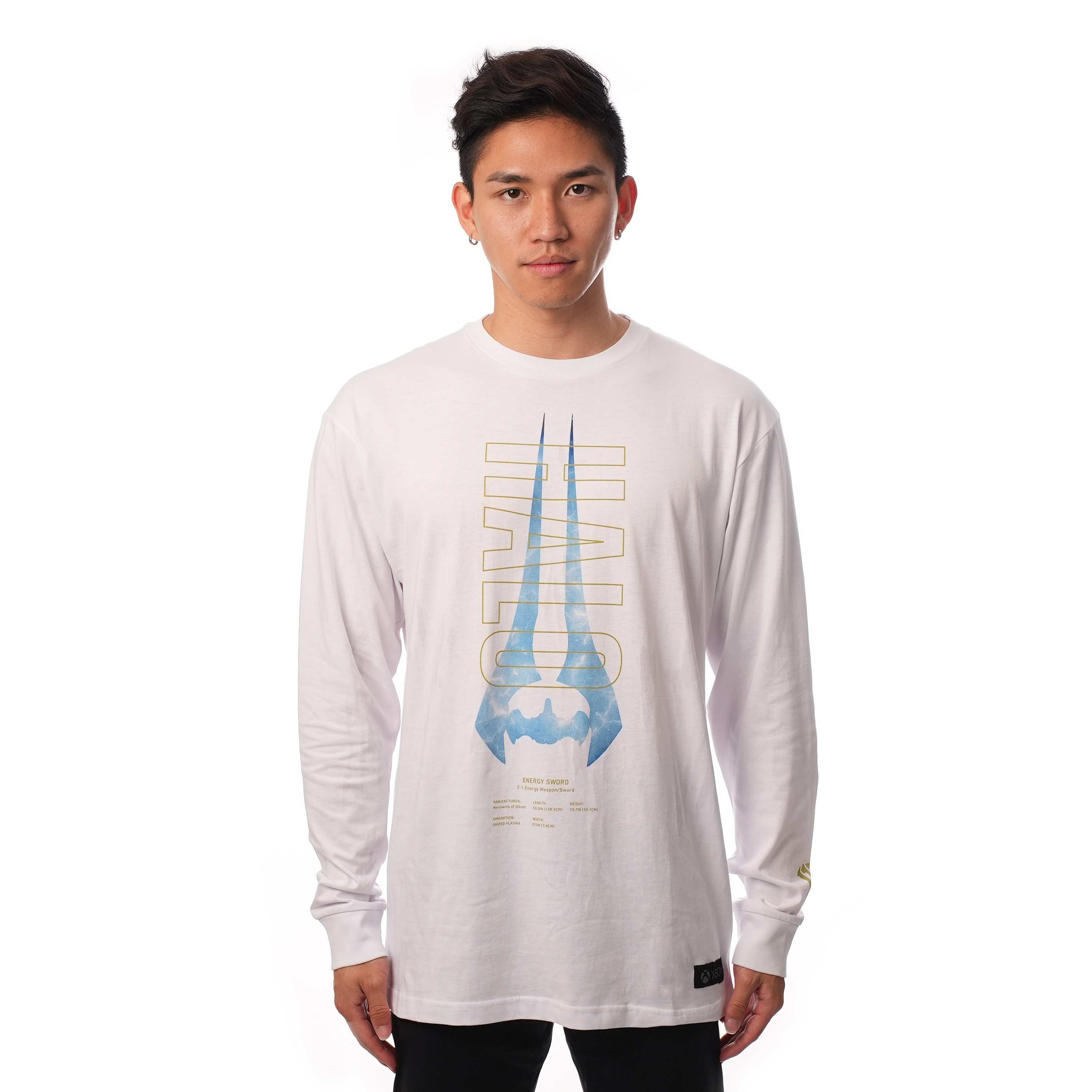 Zelos White 3/4 Sleeve Be The Energy Shirt, L Size L - $17 - From