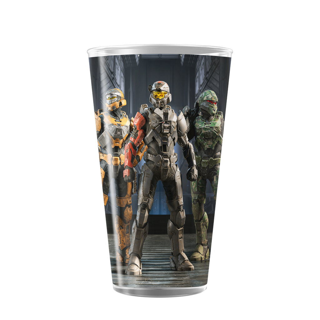 Master Chief from Halo Laser Engraved Pint Glass – ClinksDrinks